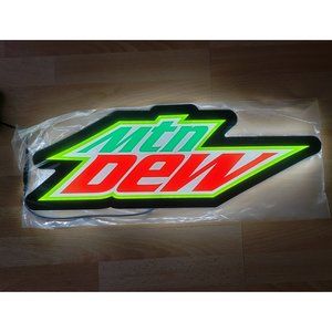 New Mountain Dew LED Sign MTN Dew